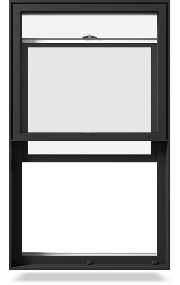 revocell hung window part open front view