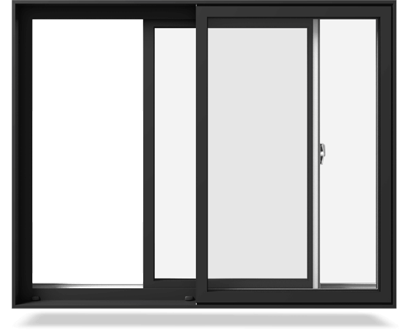 revocell slider window part open front view