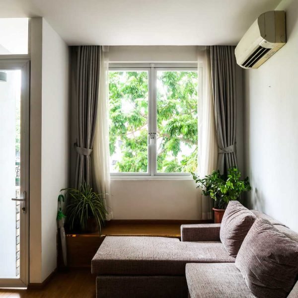 Sofa and window view
